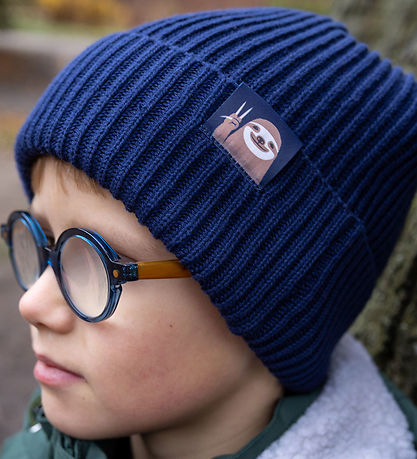 DYR-Cph Hue - DyrLand - Beanie - Dark Navy Dovendyr