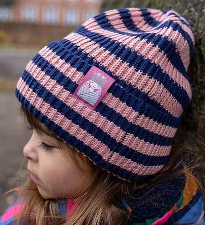 Danefæ Hue - DaneBy - Dark Navy/Ancient Rose Prinsesse