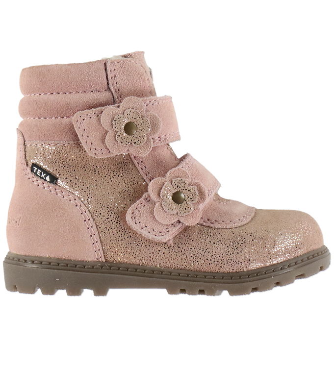 Bundgaard Vinterstøvler - Tex - Tokker Flower - Vintage Rose Gli
