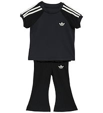 adidas Originals Sæt - Bukser/Bluse - Strik - Black
