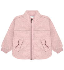 Hust and Claire Fleecejakke - Uld - HCEmi Zip Jacket - Heather