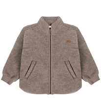 Hust and Claire - Uld - HCEmi Zip Jacket - Deer Melange