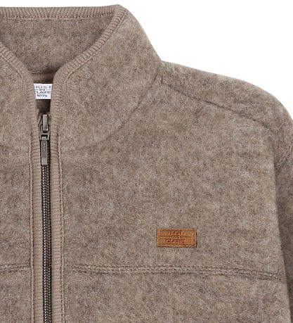 Hust and Claire - Uld - HCEmi Zip Jacket - Deer Melange
