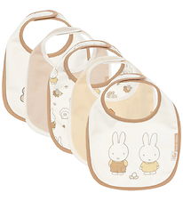 Jollein Bib - 5-Pack - Miffy Family Farm