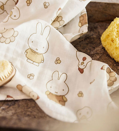 Jollein Babysvøb - 115x115 cm - 2-pak - Miffy Family Farm