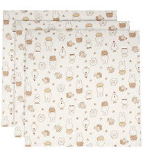 Jollein Muslin Cloths - 70x70 cm - 3-Pack - Miffy Family Farm