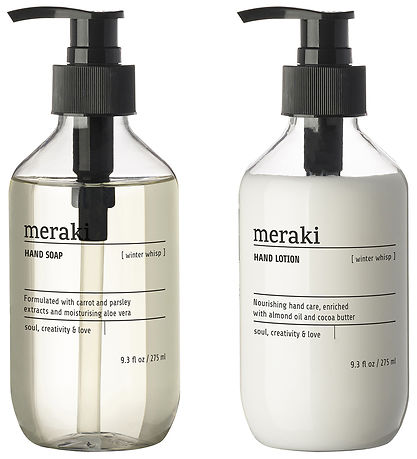 Meraki Gaveæske - Håndsæbe og Håndcreme - 2x275 ml - Winter Whis