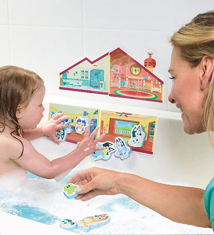 Toomies Badelegetøj - Bluey's House Bath Stickers