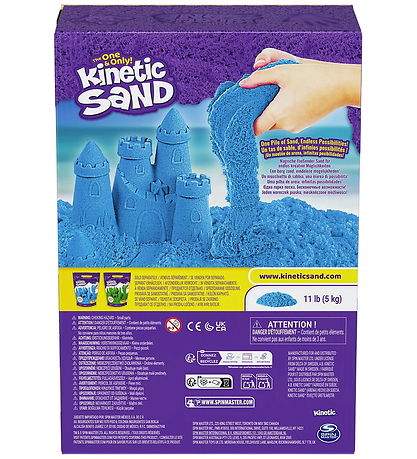 Kinetic Sand Strandsand - 5 Kg - Blå