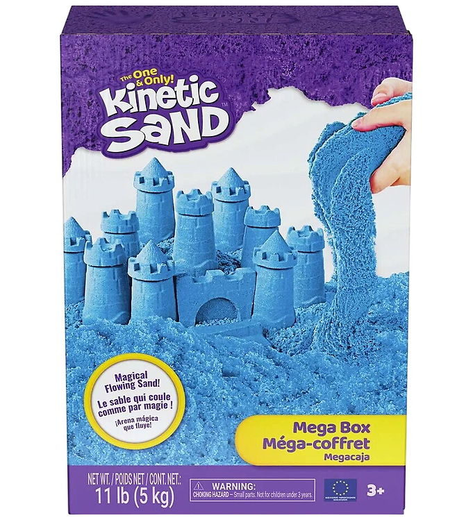 Kinetic Sand Strandsand - 5 Kg - Blå