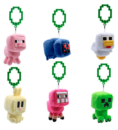 Minecraft Nøglering - Lil Fuzzies - Asst.