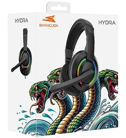 Baracuda Høretelefon  Hydra - Sort