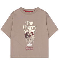 The New T-shirt - TnYoletta - Taupe Gray
