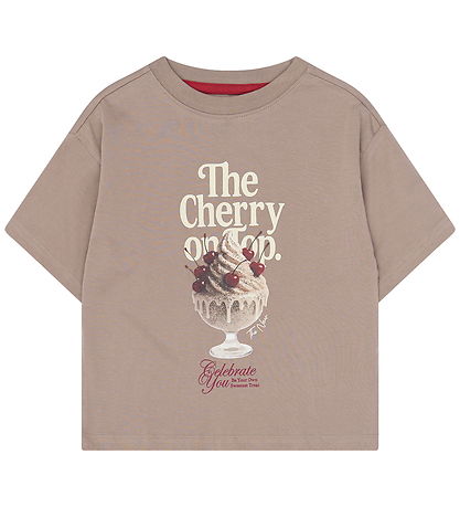 The New T-shirt - TnYoletta - Taupe Gray