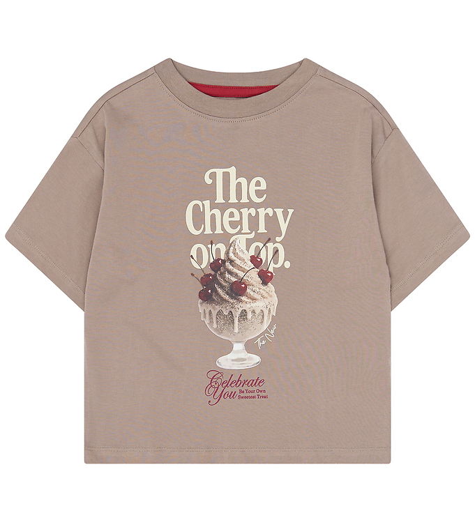 The New T-shirt - TnYoletta - Taupe Gray