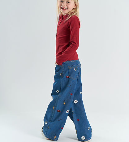 The New Jeans - Wide Fit - TnYamila - Medium Blue Denim