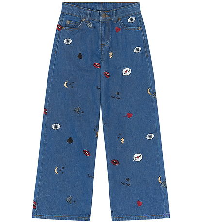 The New Jeans - Wide Fit - TnYamila - Medium Blue Denim