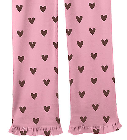 Name It Nattøj - 2-delt - NkfReaq - Full Blooming Pink