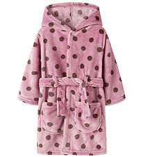 Name It Badekåbe - NmfRaveq - Full Blooming Pink