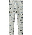 Name It Leggings - Uld - NmmWillow - Mineral Gray/City Cars