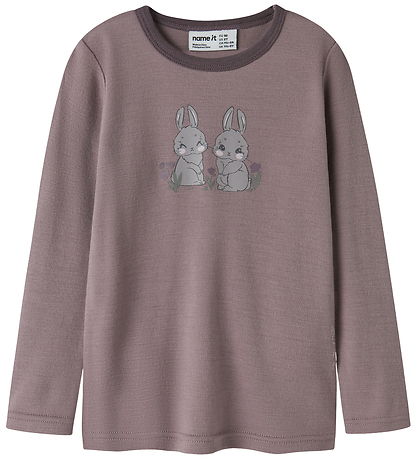 Name It Bluse - Uld - NmfWillow - Toadstool/Bunnies
