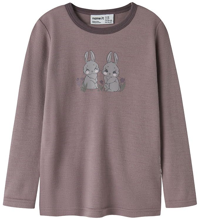 Name It Bluse - Uld - NmfWillow - Toadstool/Bunnies