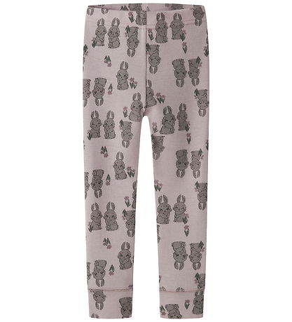 Name It Leggings - Uld - NmfWillow - Violet Ice/Bunnies
