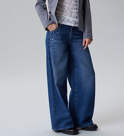 LMTD Jeans - Wide - NlfBirm - Dark Blue Denim