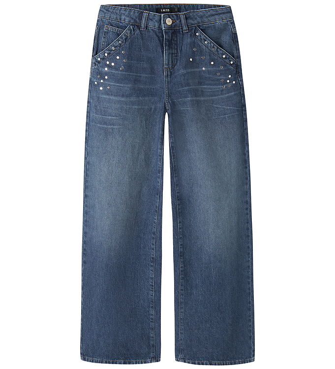 LMTD Jeans - Wide - NlfBirm - Dark Blue Denim