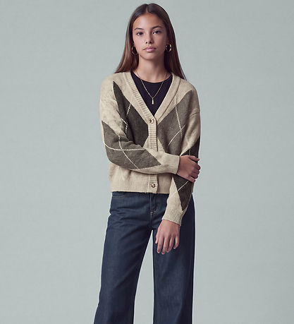 LMTD Cardigan - Strik - NlfKleaveHarlekin - Peyote