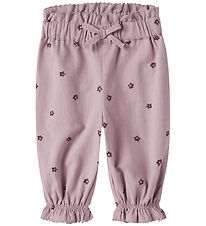 Name It Bukser - NbfRyme - Mauve Shadows