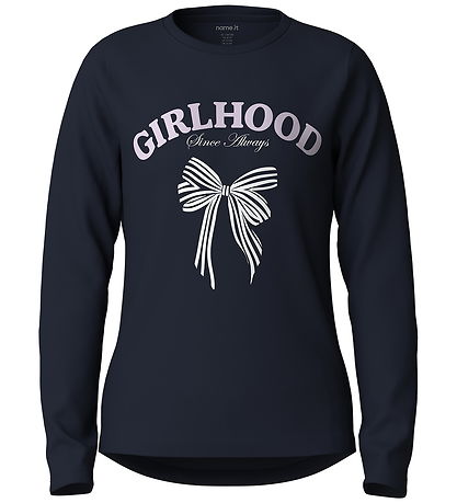 Name It Bluse - NkfVix - Navy Blazer/Girlhood