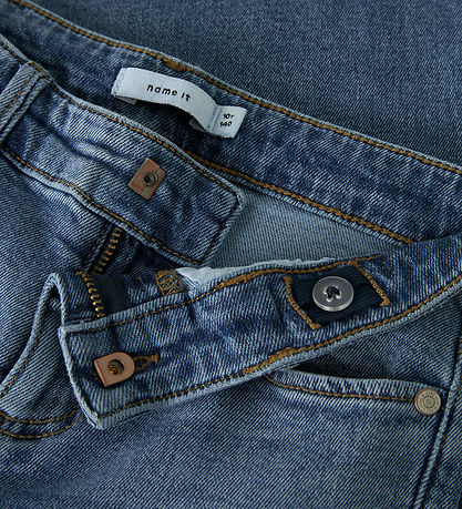 Name It Jeans - Wide - NkfPolly - Medium Blue Denim