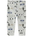 Name It Leggings - NbmWillow - Uld - Mineral Gray/City Cars