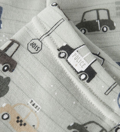 Name It Leggings - NbmWillow - Uld - Mineral Gray/City Cars