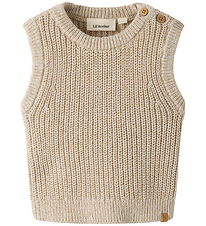 Lil Atelier Vest - NbmRokkos - White Pepper/Melange