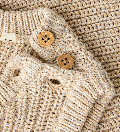 Lil Atelier Vest - NbmRokkos - White Pepper/Melange