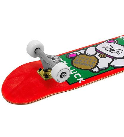 Enuff Skully Skateboard - Lucky Cat Complete - 7.25 x 29.5 - Red
