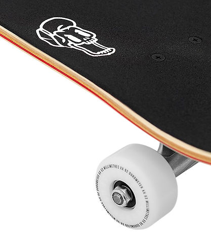 Enuff Skully Skateboard - Lucky Cat Complete - 7.25 x 29.5 - Red