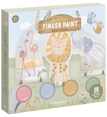 Little Dutch Fingermaling - Safari Friends