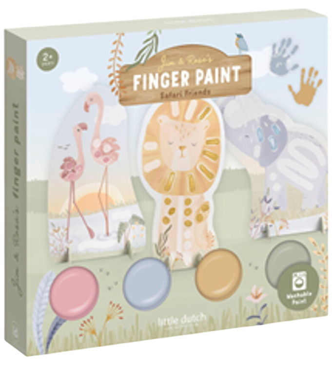 Little Dutch Fingermaling - Safari Friends