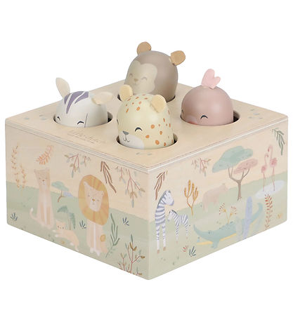 Little Dutch Pop Up Dyr - Safari Friends