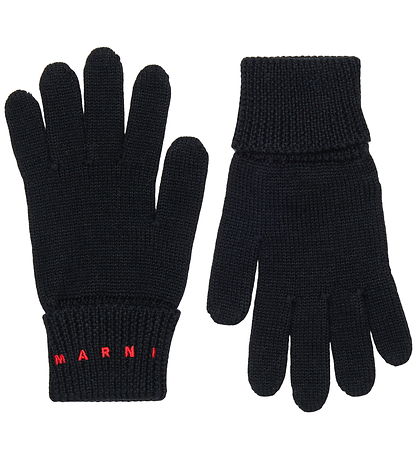 Marni Handsker - Strik - Sort