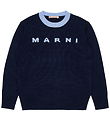 Marni Bluse - Strik - Dark Sea Blue