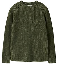 Name It Bluse - Strik - NkmRosla - Olive Night