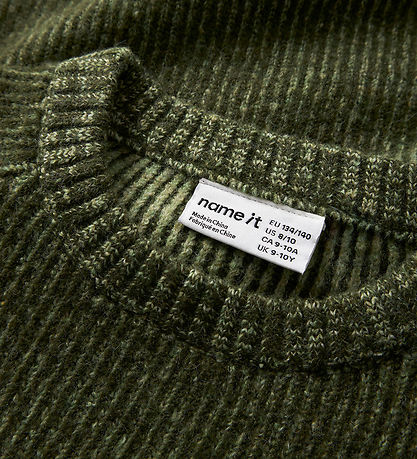 Name It Bluse - Strik - NkmRosla - Olive Night