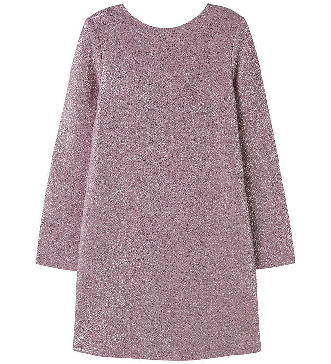 NAME IT Glimmer Kjole Ditsa Mauve Shadows