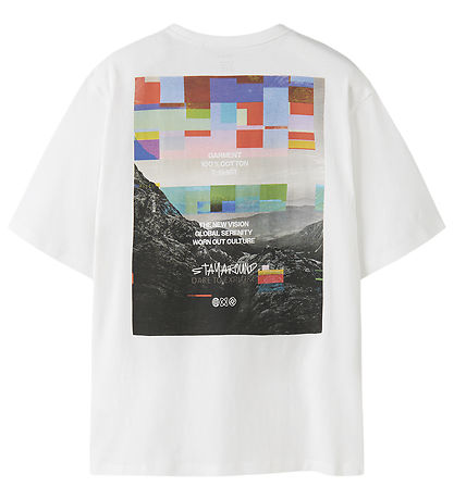Name it T-shirt - NKMRAO - Bright White
