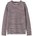 Name it Bluse - Rib - NKFVEMMA - Catawba Grape/Cloud Dancer + Bl