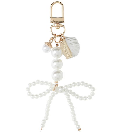Name it Nøglering - NKFRISETTE - Bright White/Bow